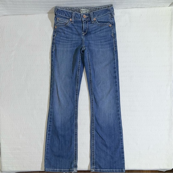 Ariat Girls R.E.A.L. Boot Cut Jeans Size 12 Western Rodeo Cowgirl Ranch - Picture 3 of 12